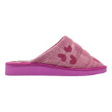 Pantuflas Chinelas Platero Mujer Bordo - Lopez Calzados