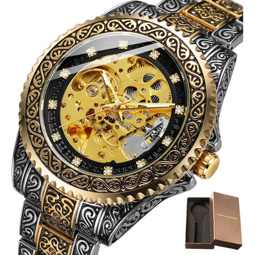 Reloj Luminoso Mecánico Forsining Luxury Diamond