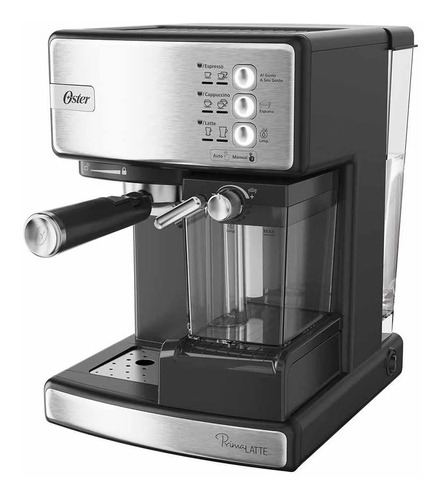 Cafetera Automatica Oster Expreso, Capsulas Em6603s Silver