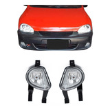 Kit Par 2 Faro Auxiliar De Niebla Chevy C1 2001 2002 Y 2003