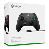 Control Xbox One Series X Carbon Black + Cable Usb C -nuevo