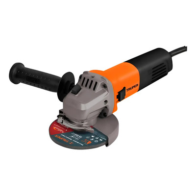Esmeriladora Angular Pulidora Truper 4 1/2 De 800w Cortadora Naranja Claro 60 Hz
