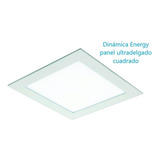 Pack X20 Paneles Led Embutir Ultrafinos Cuadrados 6w Cálidos