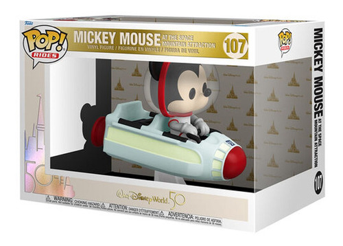 Funko Pop Mickey Mouse #107 Montaña Espacial Disney Original Color Mickey Mouse #107 / Disney World 50 Aniversario