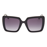 Lentes De Sol Negro Brillante Degradé Guess Gu0010301b