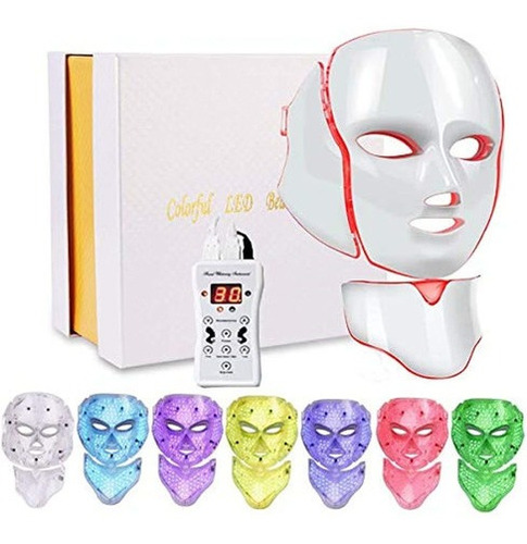 Máscara Facial Led 7 Color Facial Cui - g a $911500