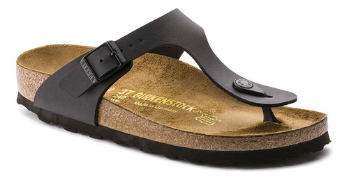 Sandalias Birkenstock Gizeh Birko-flor Black X Talles - Rex