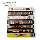 Lote De Películas Vhs De Los 80's De Videoclub!  A Revisar.