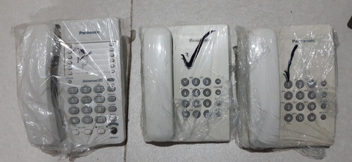 Lote De 2 Teléfonos Panasonic Kx-ts500 Y 1 Teléfono Kx-ts105