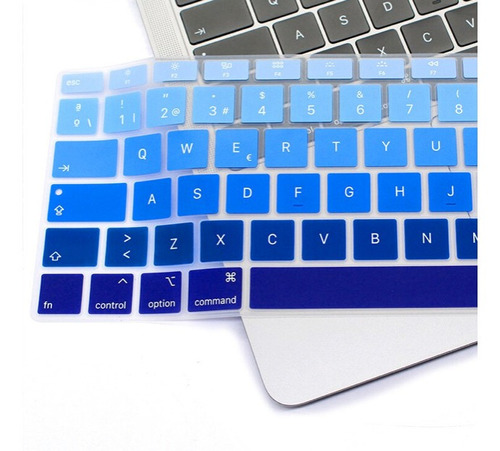 Protector Teclado Compatible Con Macbook Air A1932 Degrade