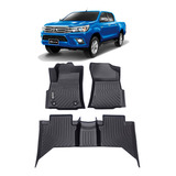 Pisos Calce Perfecto Toyota Hilux Revo 2015-2022 