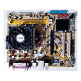 Placa Mãe Asus Amd Ddr2 Com Defeito C/ Processador E Memória