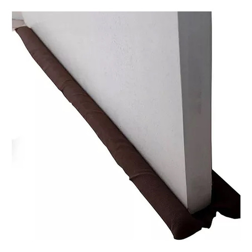 Pack 2 Protectores Aislantes De Frío Para Puerta 85cm Marrón Color Marrón Oscuro