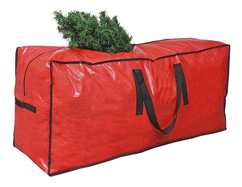 Bolsa 113x50x40cm 150gr Para Arbol De Navidad Color Rojo