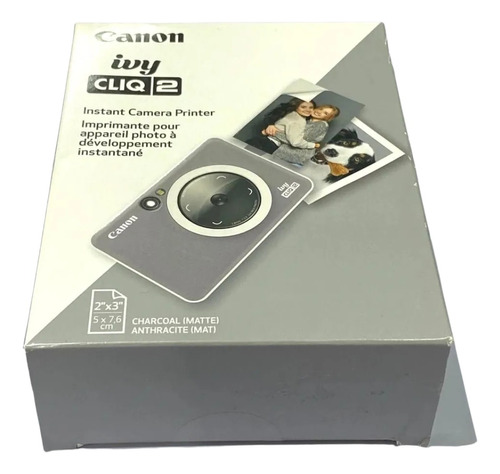 Câmera Instantânea Canon Ivy Cliq 2. Cinza. Novo. Original.