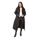 Campera Larga Lleruc Impermeable Rompeviento Piel Mujer 