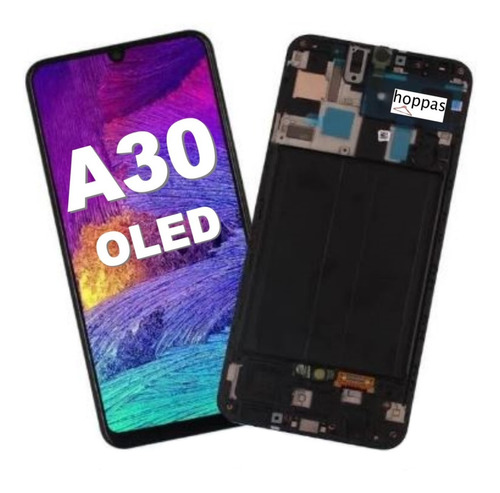 Tela Touch Display Lcd Compatível Galaxy A30 A305 Oled C/aro
