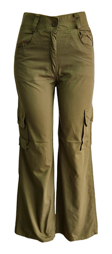 Pantalón Cargo Mujer Camuflado Moda