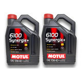 Aceite 10w40 Motul 6100 X 8 Litros Semisintetico Sinergie +