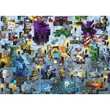 Puzzle 1000 Piezas Minecraft Mobs Ravensburger - Tecnología 