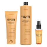 Hidratação Intensiva + Shampoo Trivitt Itallian + Power Oil