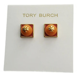 Aretes Tory Burch Geométricos Colores Con Logo Central