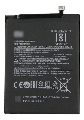Bateria Xiaomi Bn4a Redmi Note 7