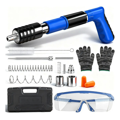 REMATE Pistolas De Clavos De Acero Versión Silenciosa Reforzada,Manual Portátil Pistola Remachadora De Clavos Kit | MercadoLibre