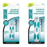 Kit Cortador De Unha Trim Pé  E Mão Easyhold Emborrachado 