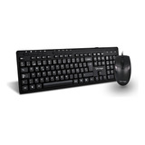 Kit Vorago Km-104 Teclado Y Mouse Alambrico Usb Negro