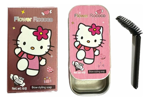 Gel Fijador Modelador De Cejas Brow Soap Hello Kitty