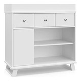 Storkcraft Modern Nursery Cambiador Combo Tocador (blanco) -