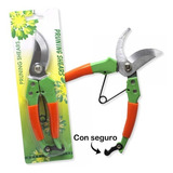 Tijera De Jardin Jardineria Para Podar Podadora Con Seguro