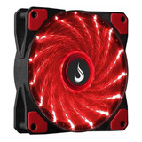 Fan Cooler Led | Rise Mode | Wind | 120x120 Led Vermelho