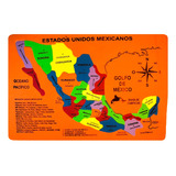 Rompecabezas Foami Didactic Mapa De México Fomi Pack  5 