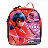 Lancheira Escolar Miraculous Ladybug Vermelha 12003 Dermiwil