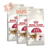 Royal Canin Fit Cat 7.5 Kg X 3 Unidades Gato - Nuska