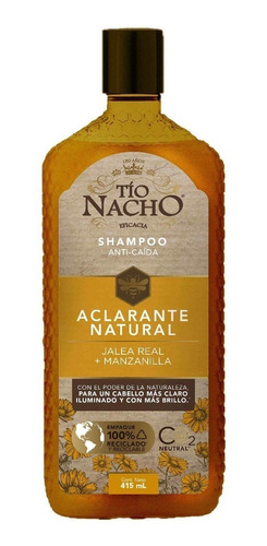 Shampoo Tío Nacho Anti Caída Aclarante 415 Ml