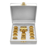 Set Arras Matrimoniales Baño Oro 24k Boda Wedding Unity Coin