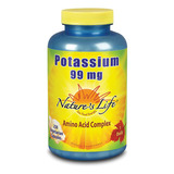 Nature's Life Potasio, 99 Mg, 250 Unidades