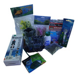 Kit Equipamiento Pecera Agua Tropical 20 A 40 Litros Complet