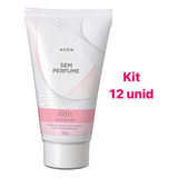 Kit 12 Desodorantes Em Creme Sem Perfume Avon