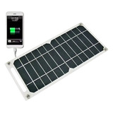 Carregador Solar Placa Com Saída Usb - Celular (sem O Cabo)