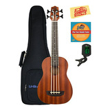 Paquete De Ukelele Kala U-bass-wndr-fs Wanderer Acústico-elé