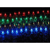 Pisca Pisca Cascata Estrela De Natal 120 Lampadas Colorido