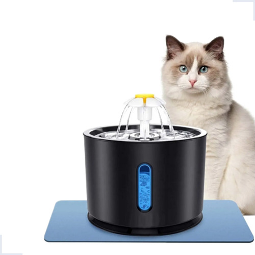Bebedouro Fonte Água 2,4l Filtro Automático Pet Gatos Cães