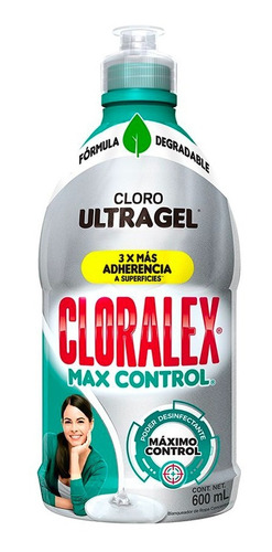 Cloralex Blanqueador Ultra Gel Max Control 600ml - Cloro