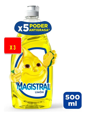 Magistral Botella 500ml X 3 Unidades