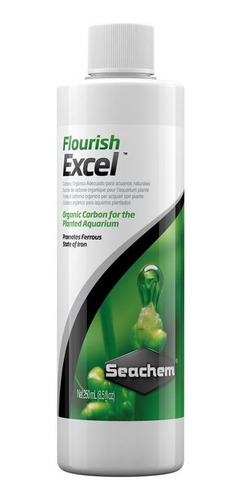 Seachem Flourish Excel 250ml Carbono Líquido Plantas Aquário Plantado