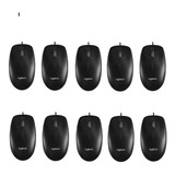 Kit De 10 Mouse Logitech M90 Usb Alambrico 1000 Dpi Optico